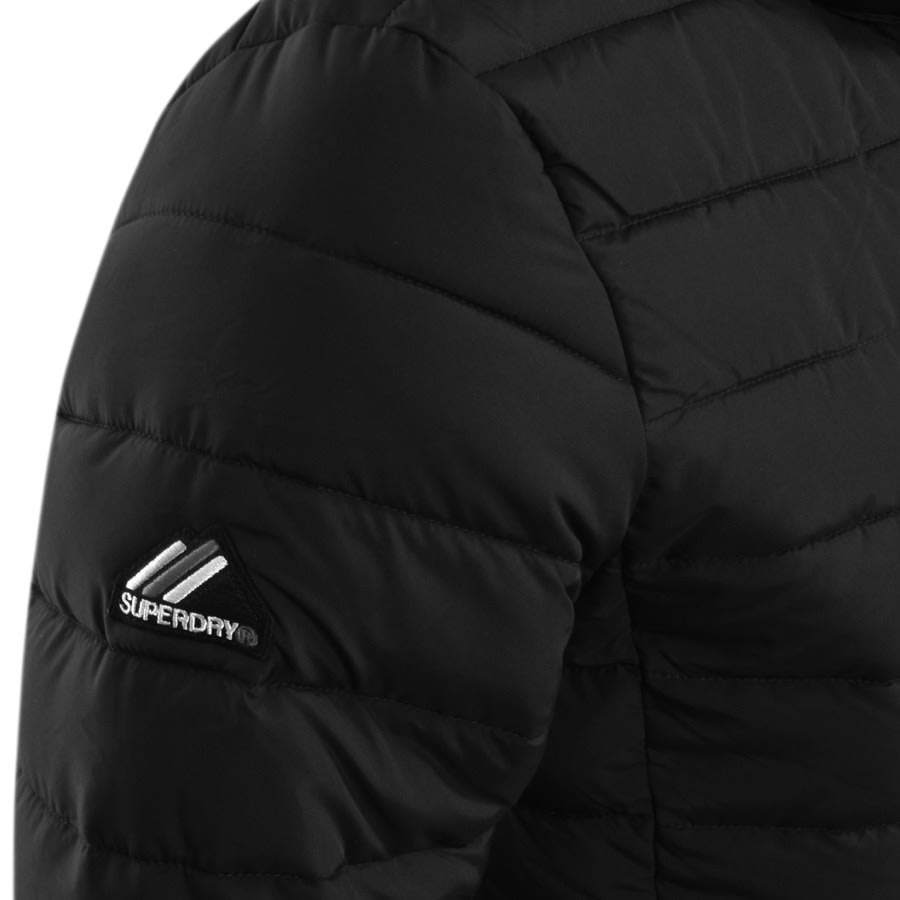 Alternative Image for ProductSuperdry Hooded Padded Jacket Black3
